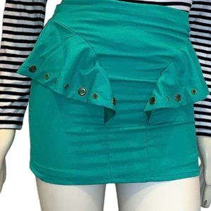 Green Mini Skirt